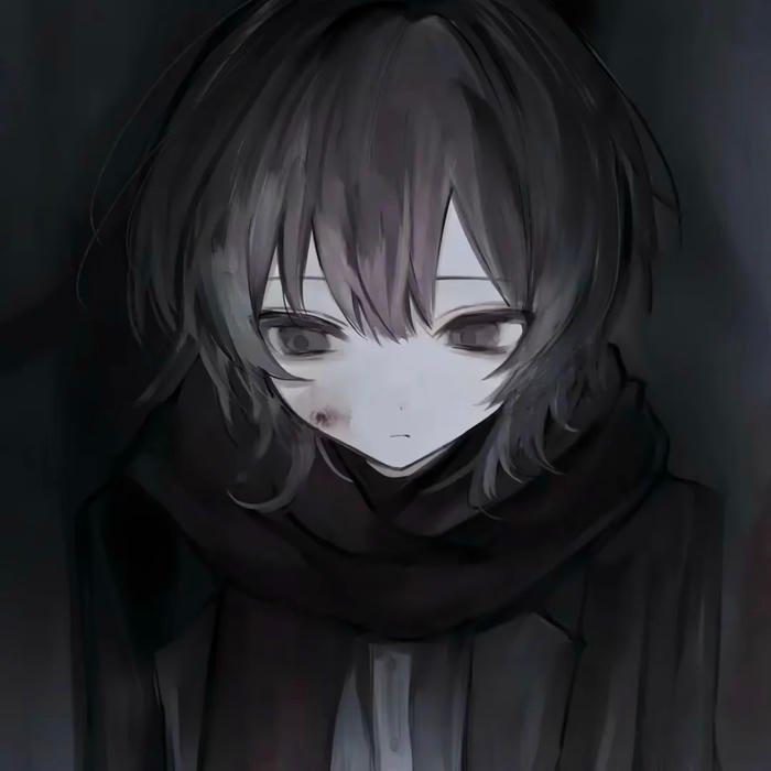 shadow layers forming profile picture