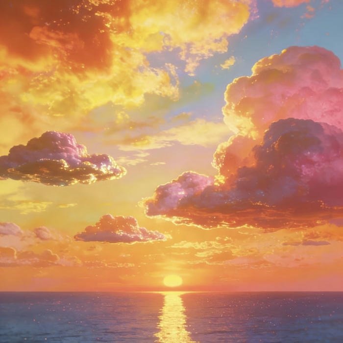 smooth gradient orange aesthetic pfp look