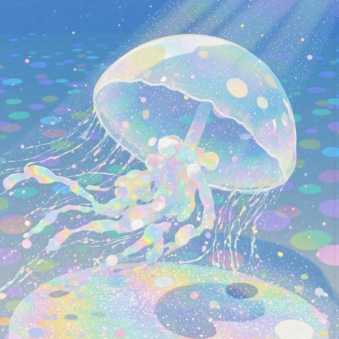 soft glow jellyfish aesthetic pfp vibe