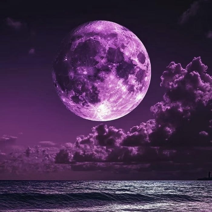 soft glow moon aesthetic pfp style