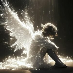 soft ivory angelic aesthetic pfp tone