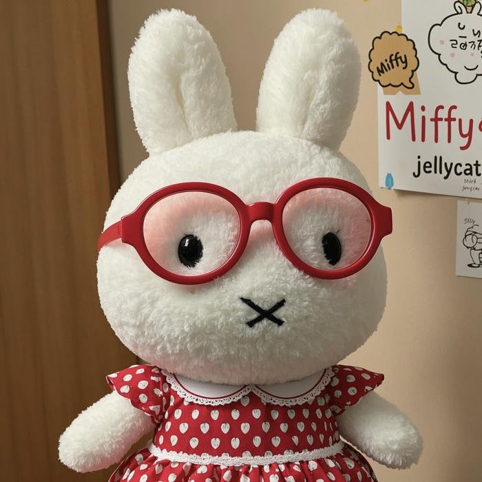 soft minimalist cartoon miffy aesthetic pfp