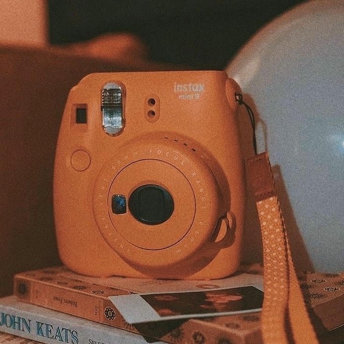 warm peach glow orange aesthetic pfp