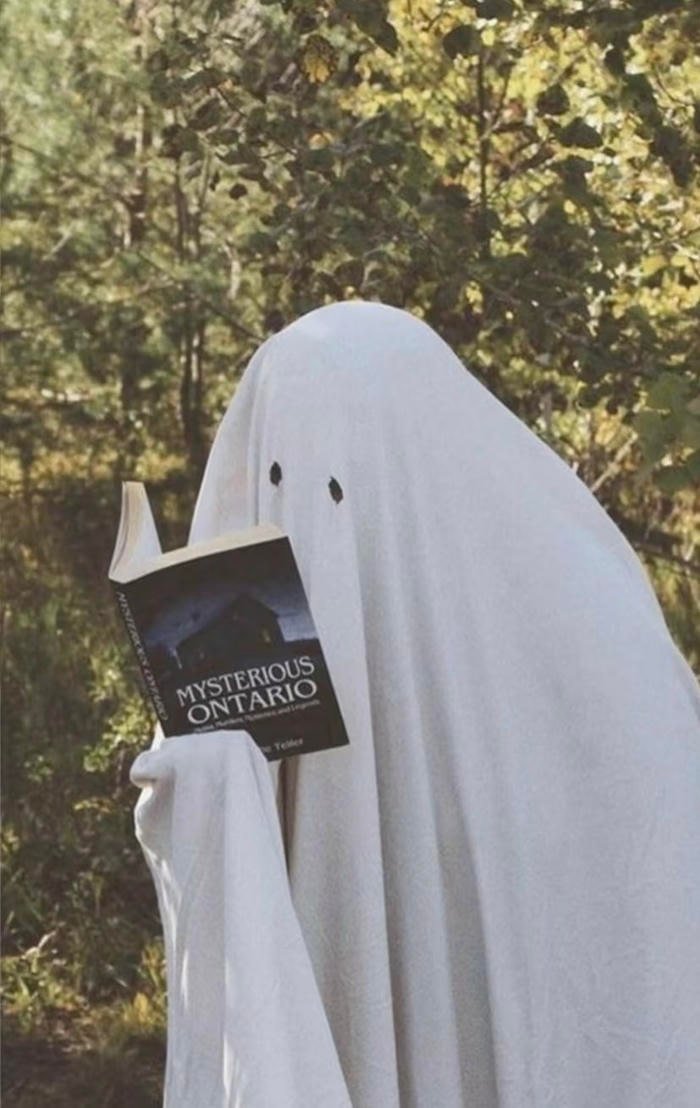 A digital profile concept built around ghost aesthetic pfp