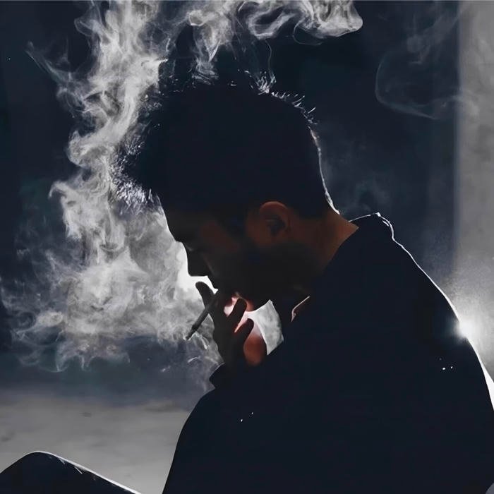 A sad boy pfp standing still with heavy feelings