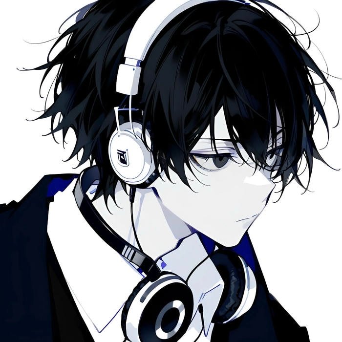 A sad boy pfp whose eyes show hidden sorrow