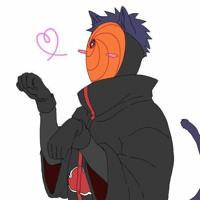 Abandoned ideals ninja signal present in anime pfp obito