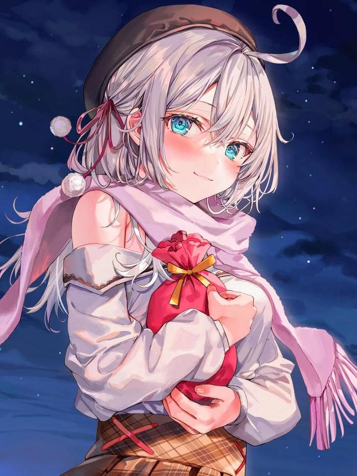 Alya pfp anime expressing calm emotional strength