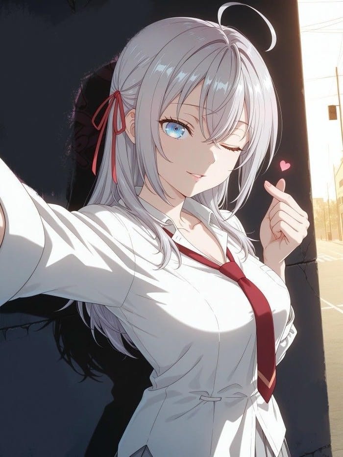 Alya pfp anime expressing composed personal strength