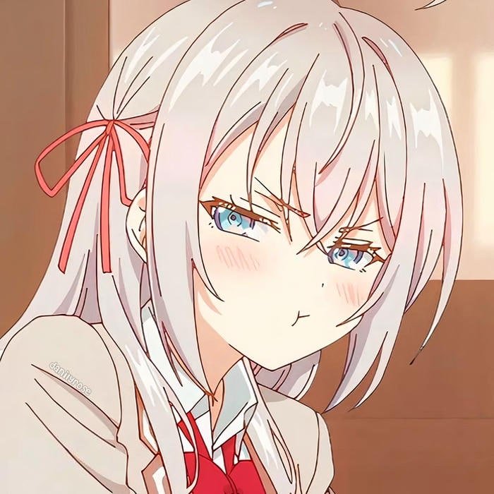 Alya pfp anime featuring expressive anime character