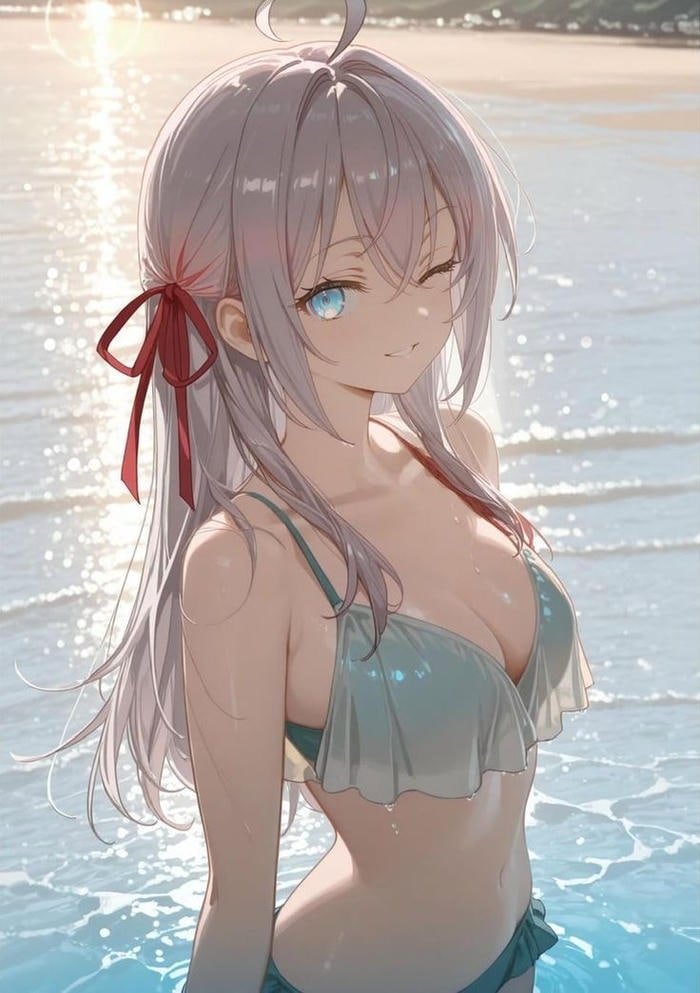 Anime alya pfp portraying confident character energy