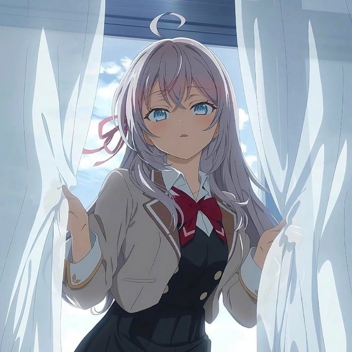 Anime alya pfp with noticeable character attitude