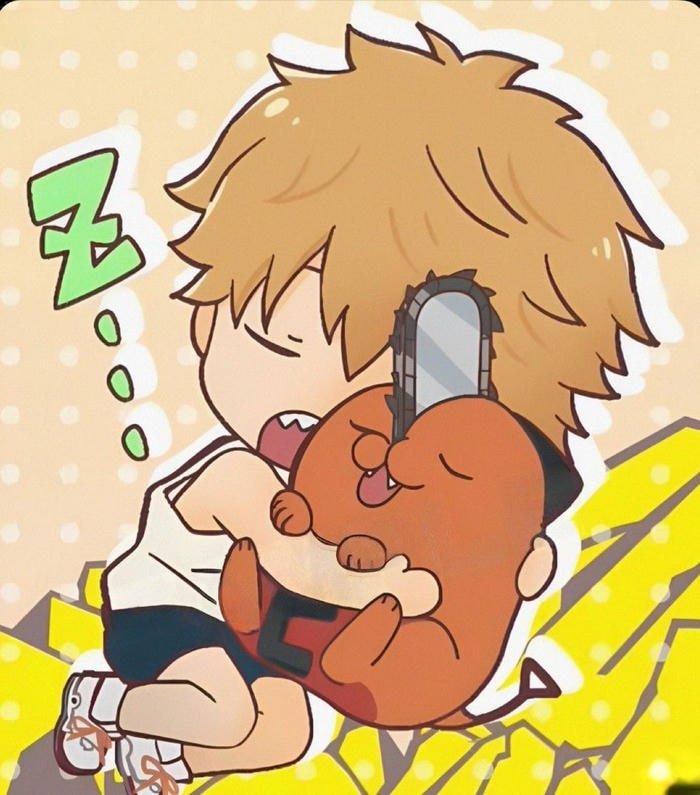 Anime denji pfp portraying Chainsaw Man main character