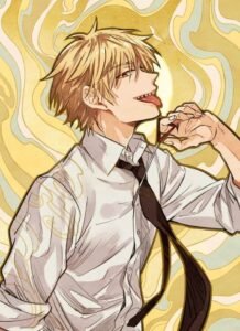 Anime denji pfp showing Chainsaw Man protagonist vibe