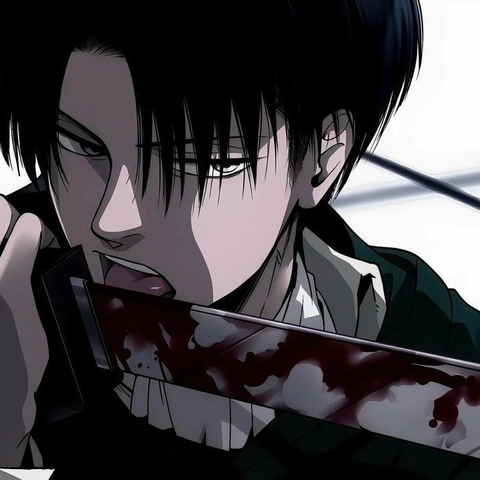 Anime pfp aot expressing rebellion against fate