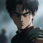 Anime pfp aot portraying humanity versus titan tension