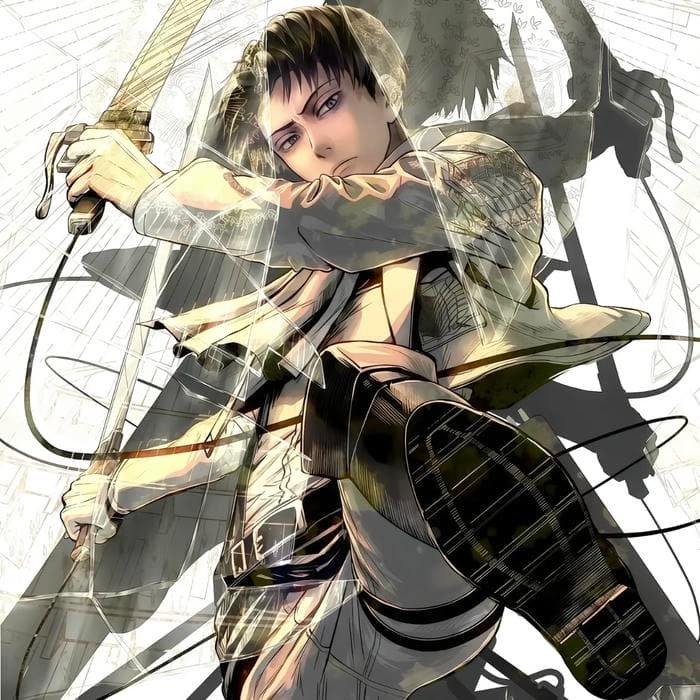 Anime pfp aot showing titan era character identity