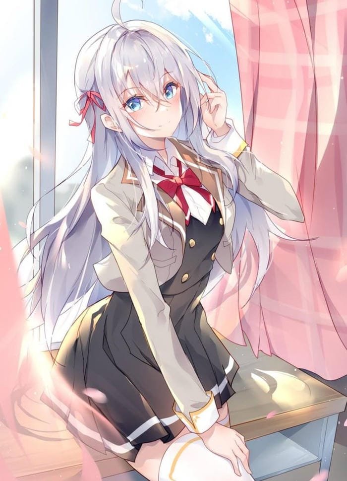 Anime style alya pfp with distinctive character tone