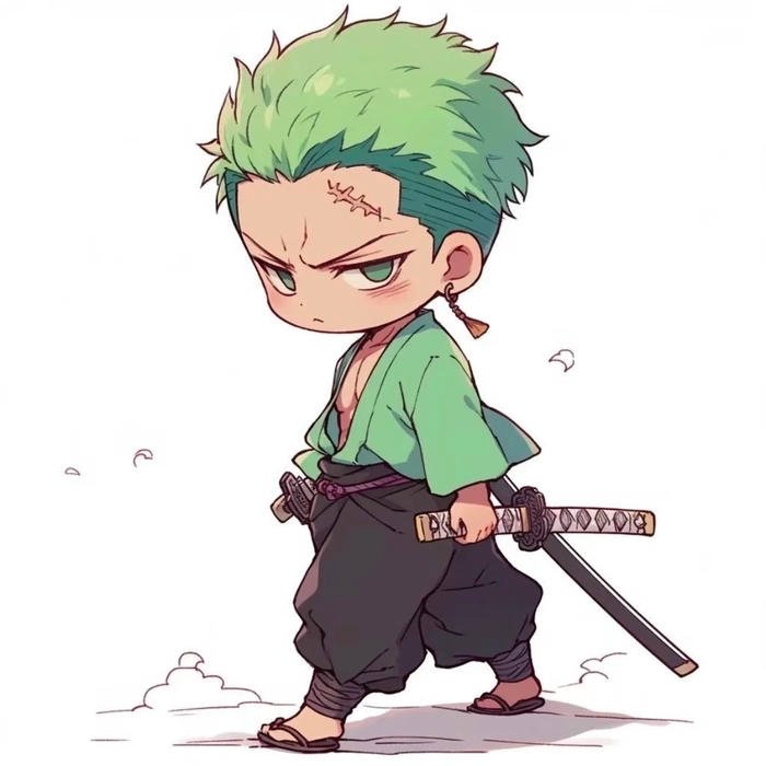 Anime zoro pfp centered on swordsman reputation