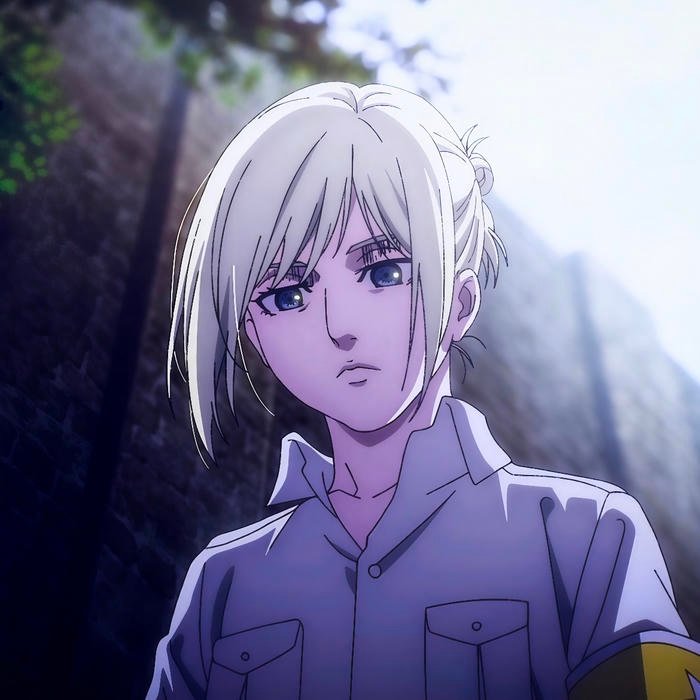 Aot anime pfp with strong survival instinct theme