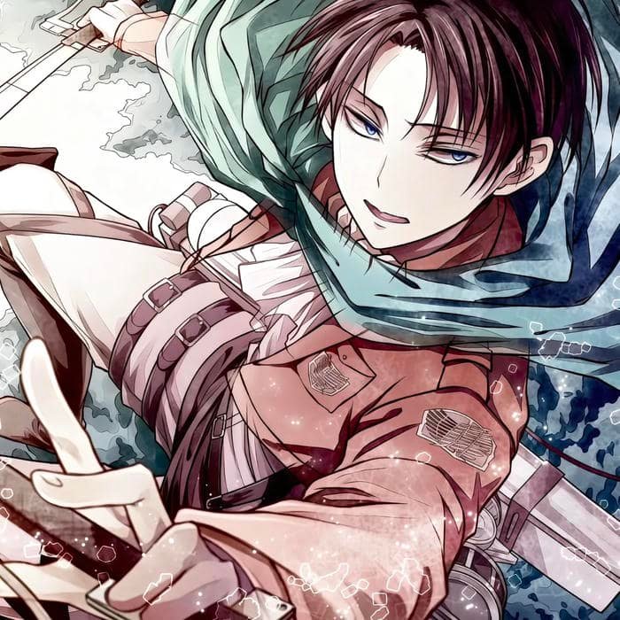 Attack on Titan character styled anime pfp aot