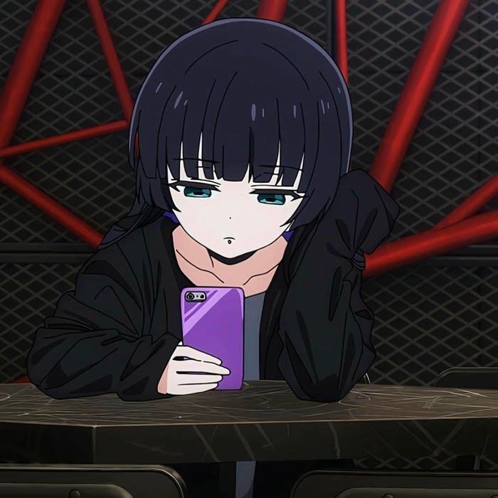 Black girl cn pfp with confident vibe