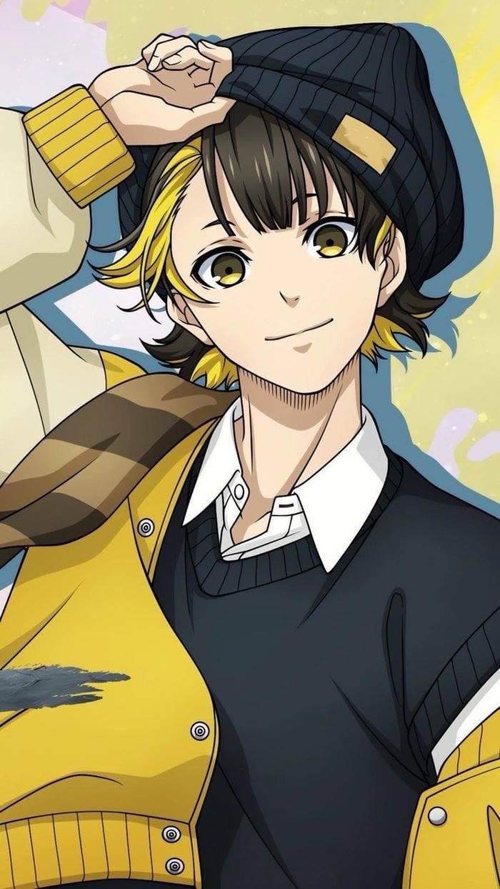 Blue Lock bachira pfp with recognizable anime features