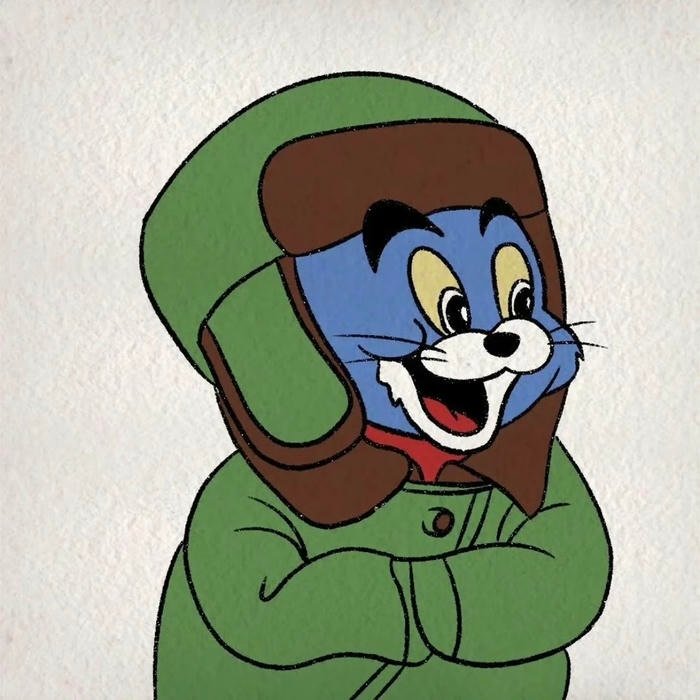 Cartoon cat pfp expression used as pfp