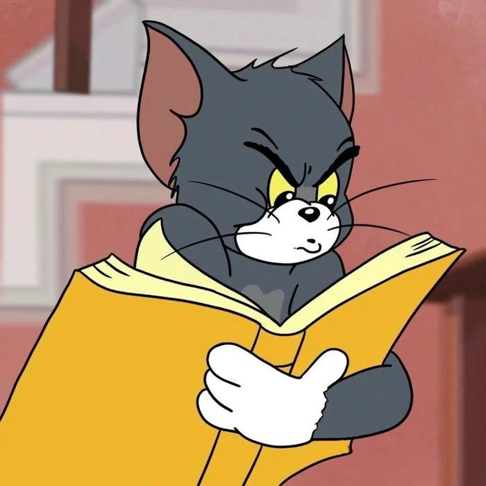 Cartoon cat pfp for casual accounts