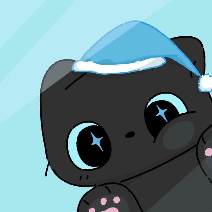 Cartoon cat pfp icon for personal use