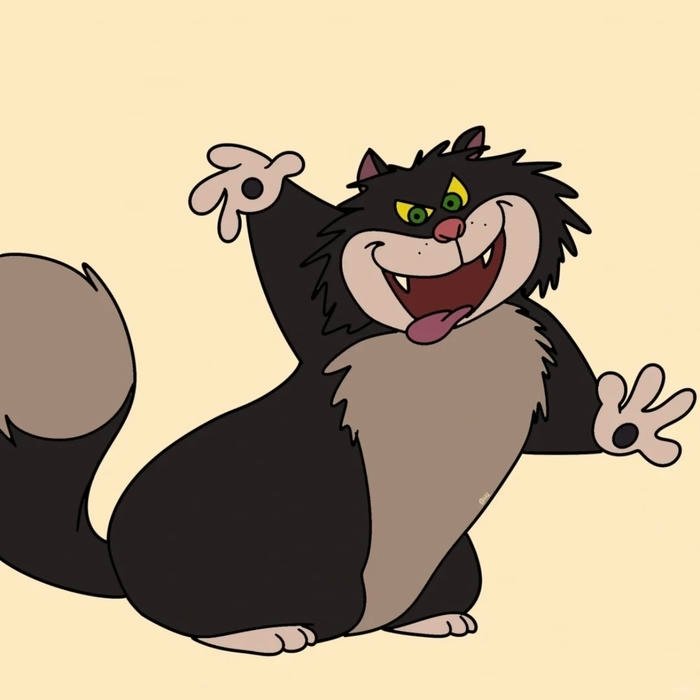 Cat avatar inspired by cartoon style