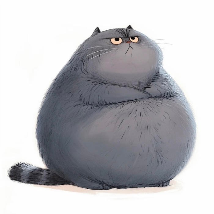 Cat cartoon pfp face used as profile picture