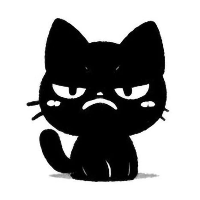Cat cartoon pfp for profile use