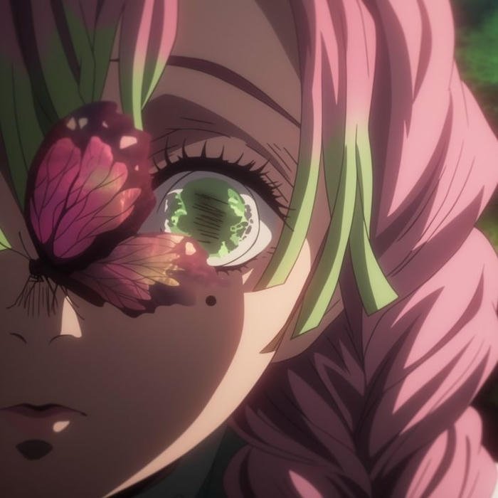 Character depth shown via eyes anime eye pfp