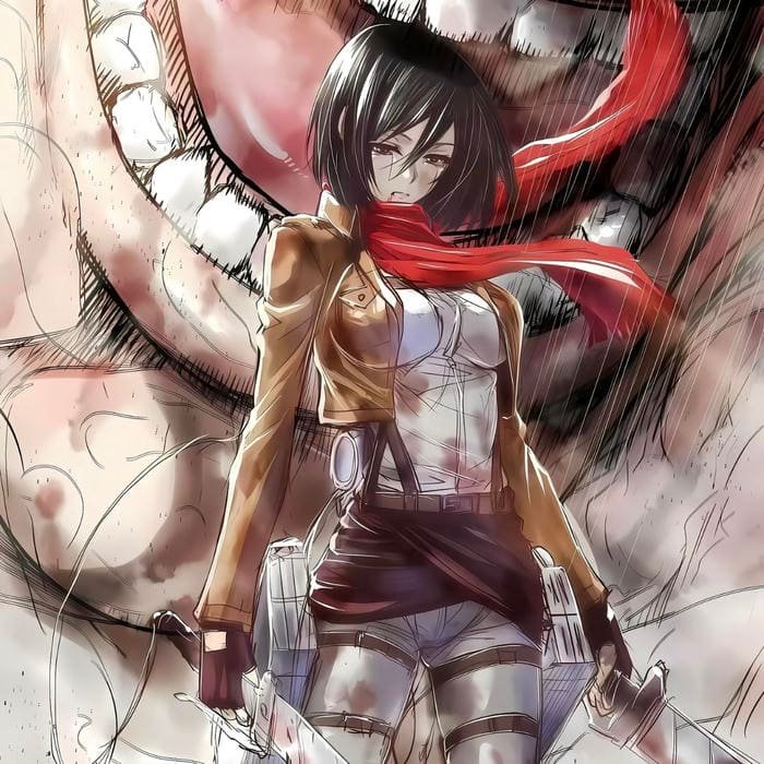 Character inspired by Attack on Titan anime pfp aot