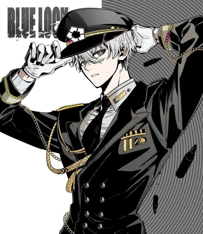 Cold determination vibe blue block anime pfp