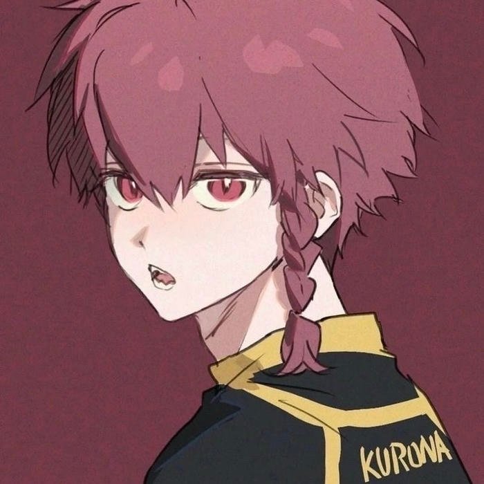 Competitive spirit reflected by blue block anime pfp