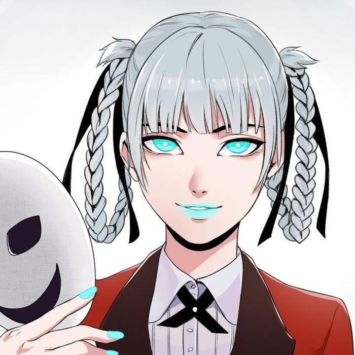 Competitive survival mindset linked with anime pfp kakegurui