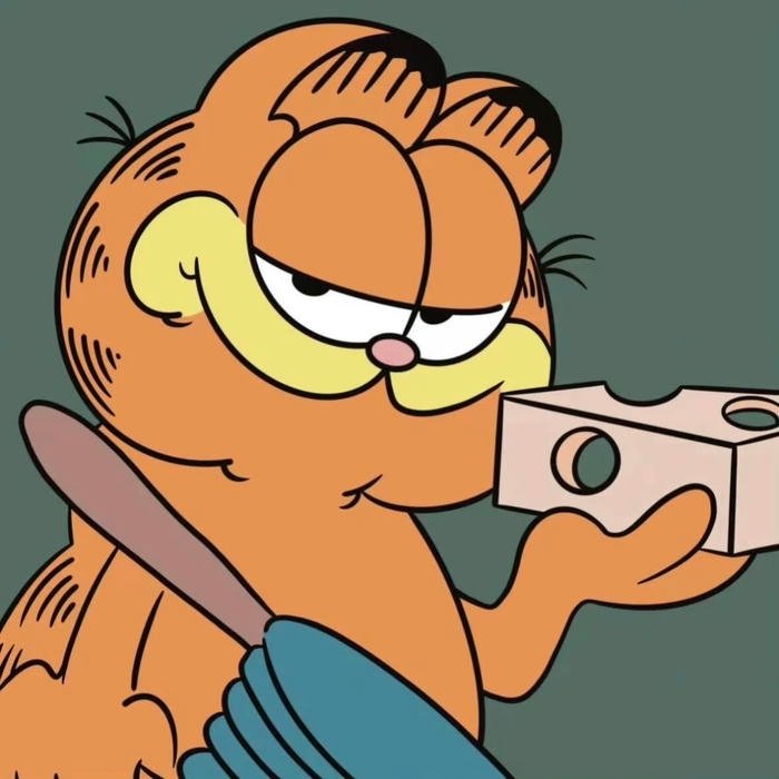 Cute cartoon cat pfp for online avatar