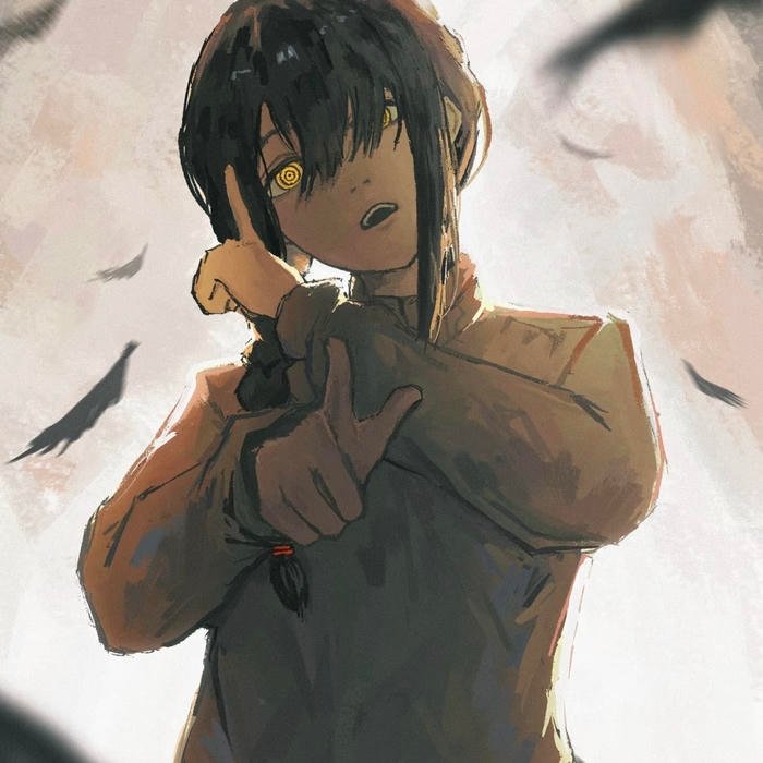 Dark character identity linked with anime pfp chainsaw man