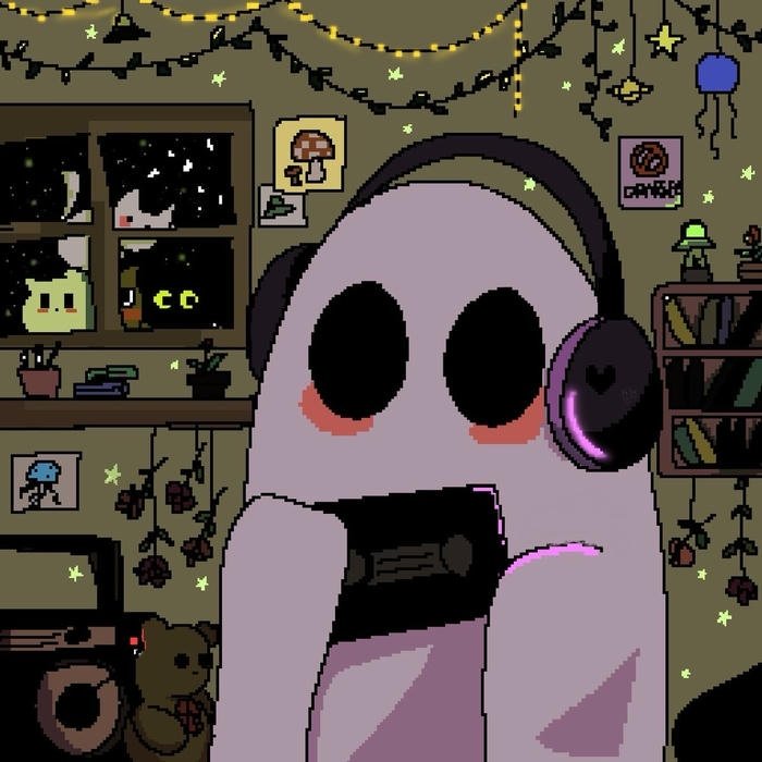 Digital avatar branding using ghost aesthetic pfp