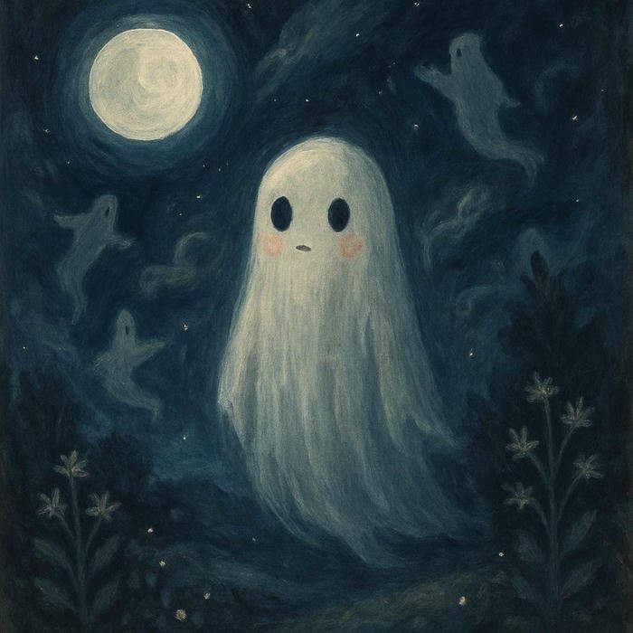 Digital profile image built from ghost aesthetic pfp