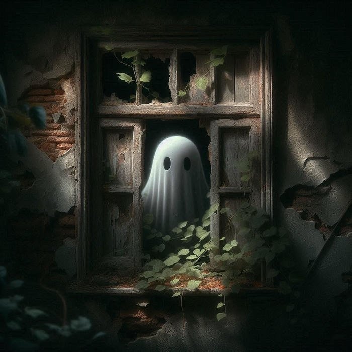 Digital self-presentation via ghost aesthetic pfp