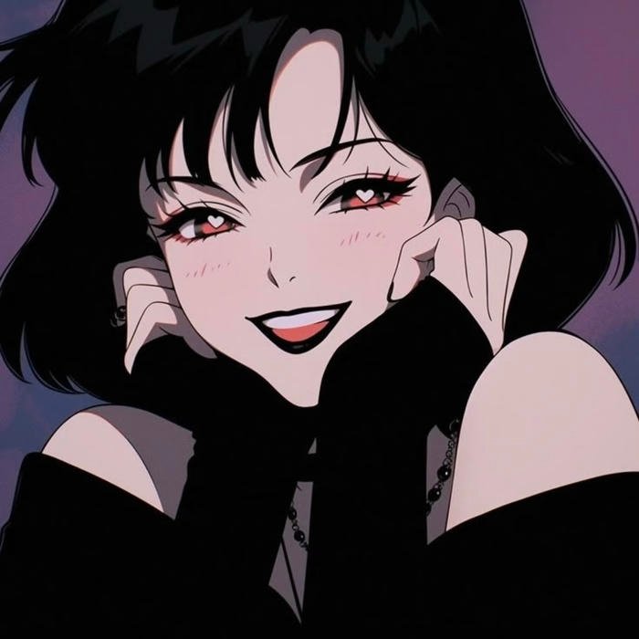 Expressive cn pfp black girl headshot