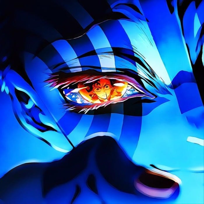 Expressive iris illustration for anime eye pfp use