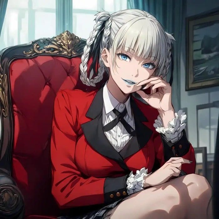 Extreme emotional swings associated with anime pfp kakegurui