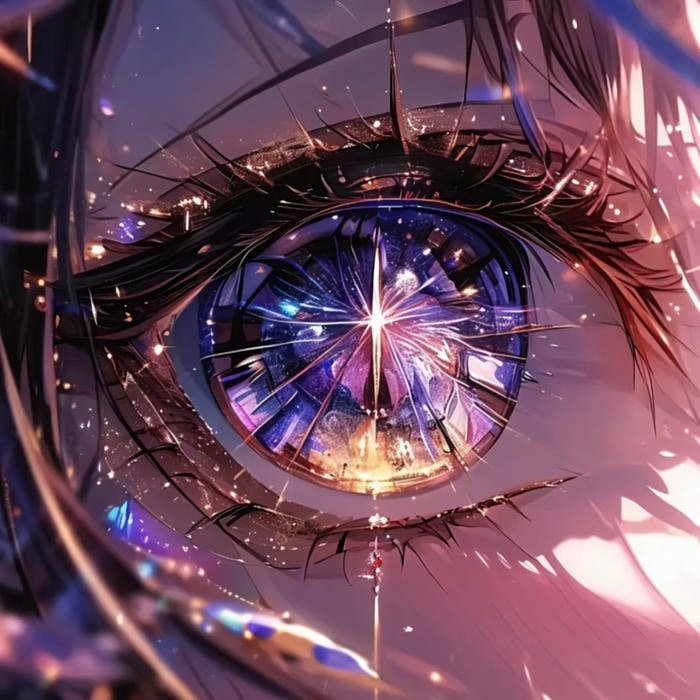 Eye focused character artwork for anime eye pfp