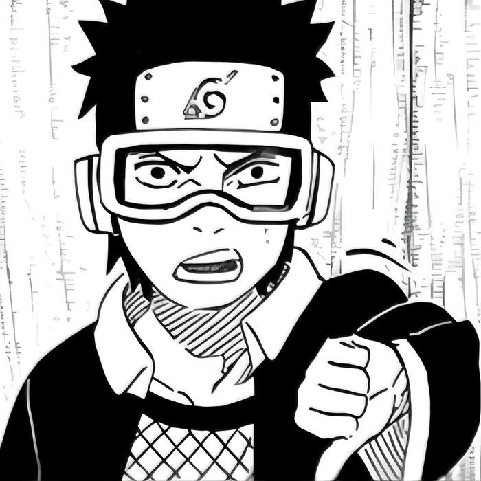 Fallen idealist character tone found in anime pfp obito