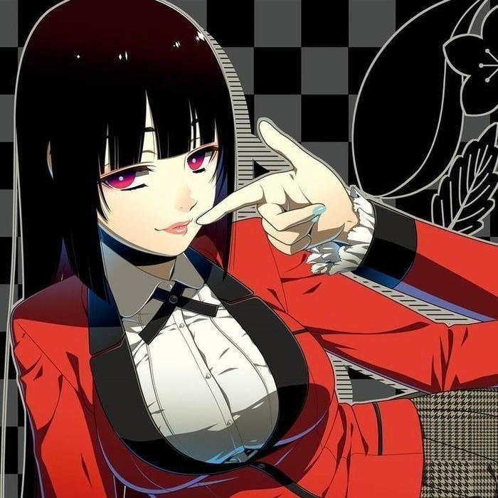 Game centered worldview tied to anime pfp kakegurui