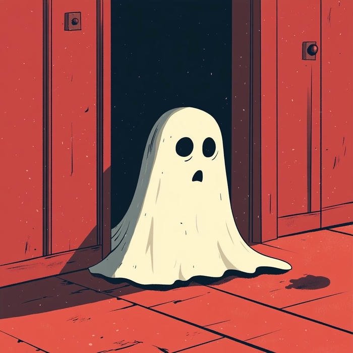 Identity concept expressed as ghost aesthetic pfp